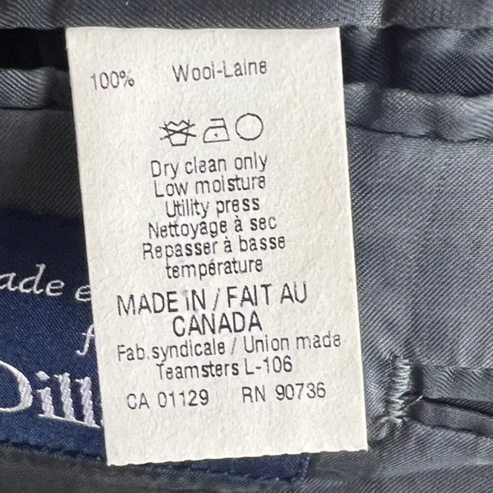 Ralph Lauren Mens 44L Old Money Office‎ Business Pinstripe Suit Jacket 100% Wool